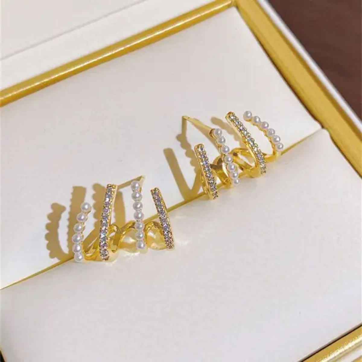 Estailo Fashion Bling Blogger Stud Earring for Women | Stylish Lightweight Statement Jewellery | E0001133