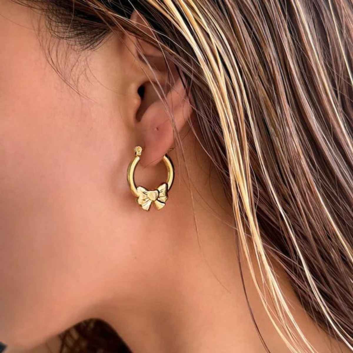 Estailo Fashion As Pretty As Gold Earrings for Women | Stylish Lightweight Statement Jewellery