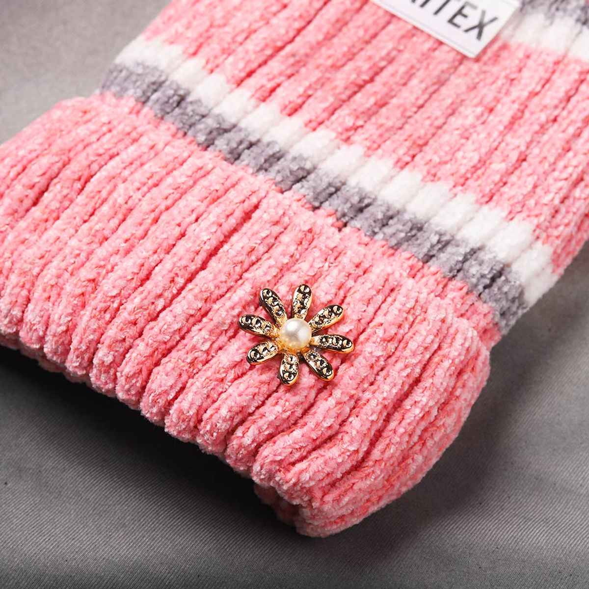 Englo Women's Winter Cap - Stretchable Band | Double Layered