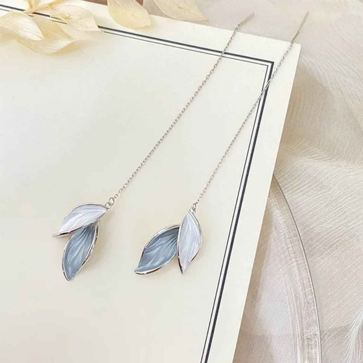 Estailo Fashion Give It A Whirl Long Chain Earrings for Women | Stylish Lightweight Statement Jewellery | E0001447