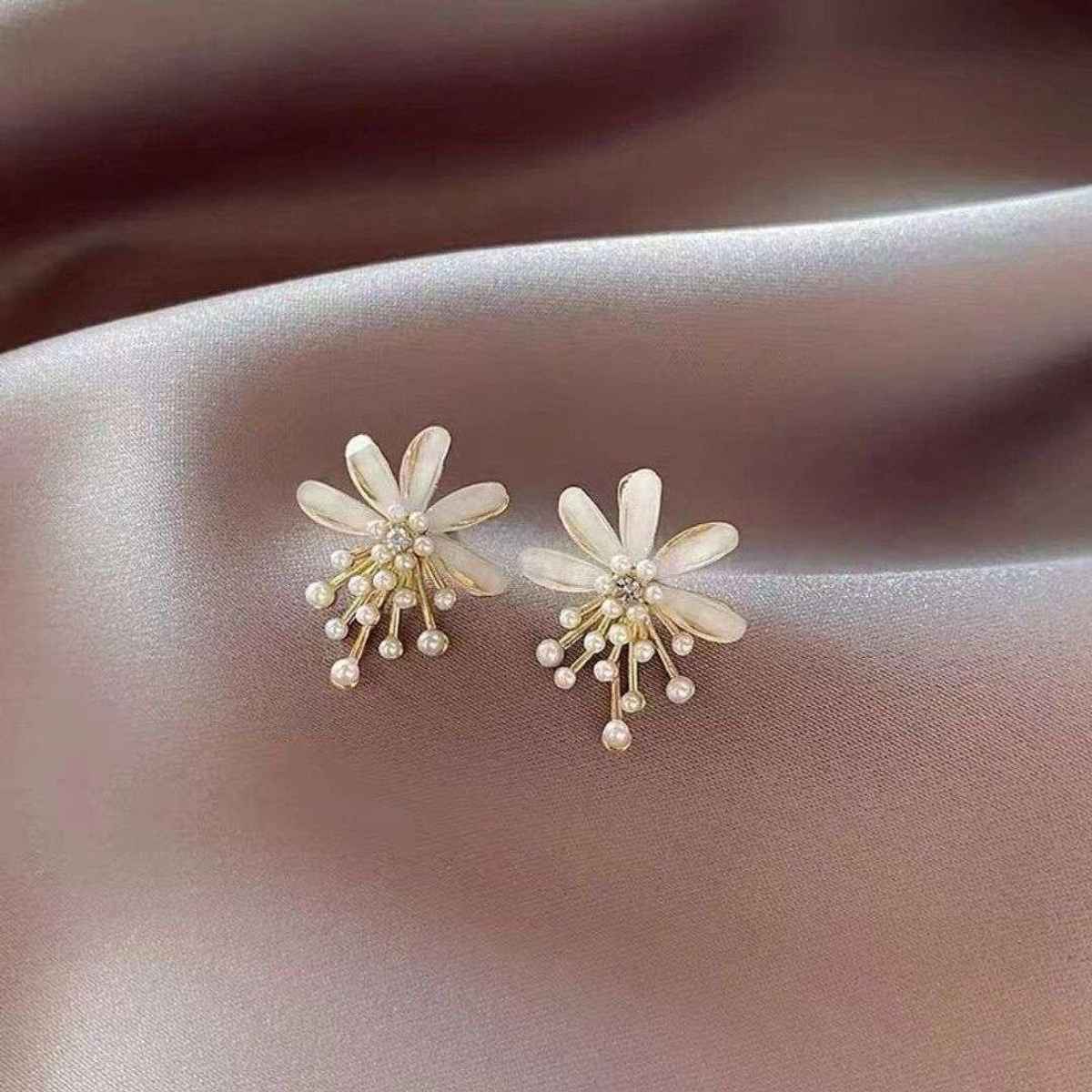 Estailo Fashion 3-Pair Earring Combo Pearl Drop, Party & Bow | Rakhi Gifts