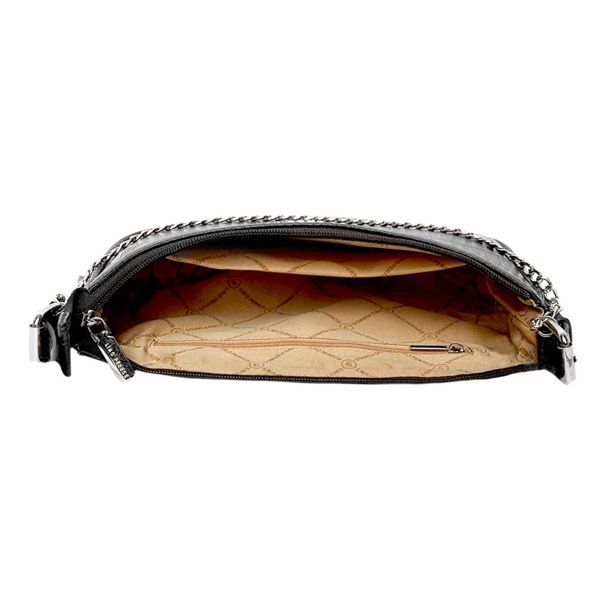 Lino Perros Women's Solid Hand Bag | Black