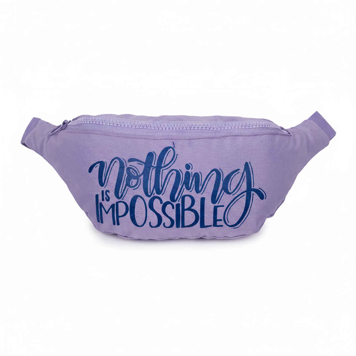 QIPS Unisex Polyester 2 L Waist Bag | Lavender - Free Size