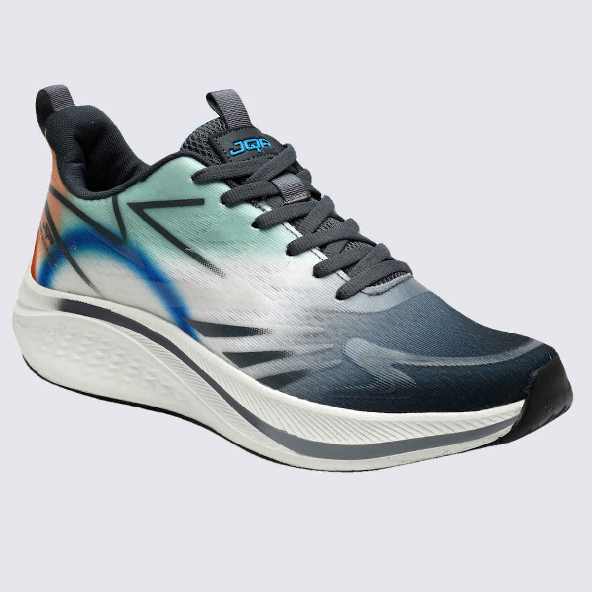 JQR KRATON-PLUS Men Running Shoes | Grey - UK 6