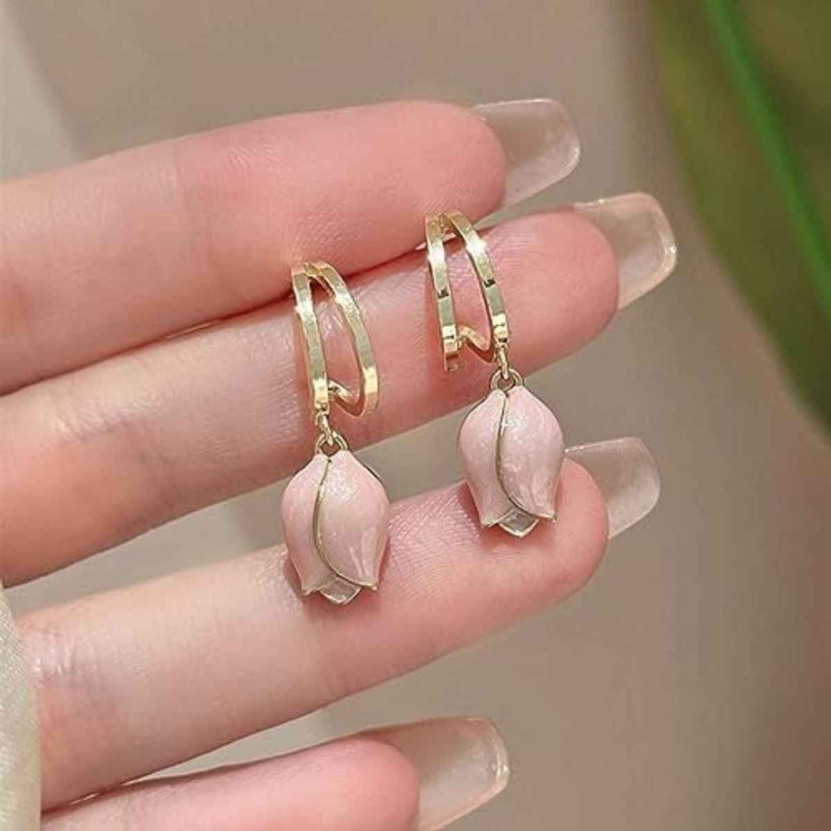 Estailo Fashion As Fresh As Daisy Earrings for Women | Stylish Lightweight Statement Jewellery | E0001001