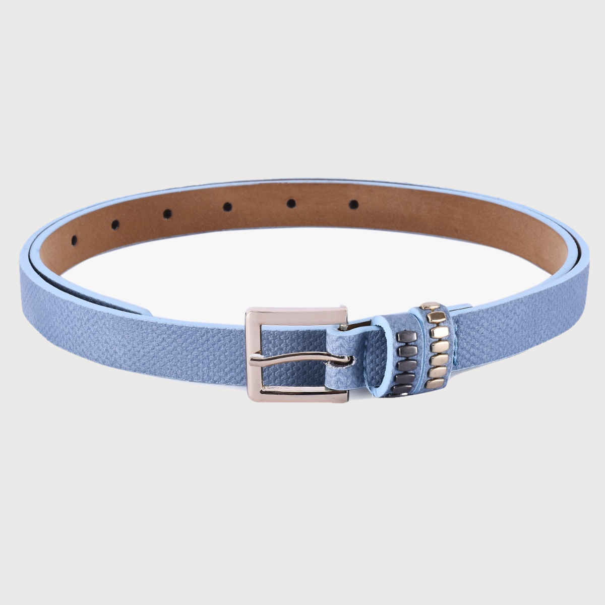 Buckleup Women's Belt | Model-Bublt2145 | Blue