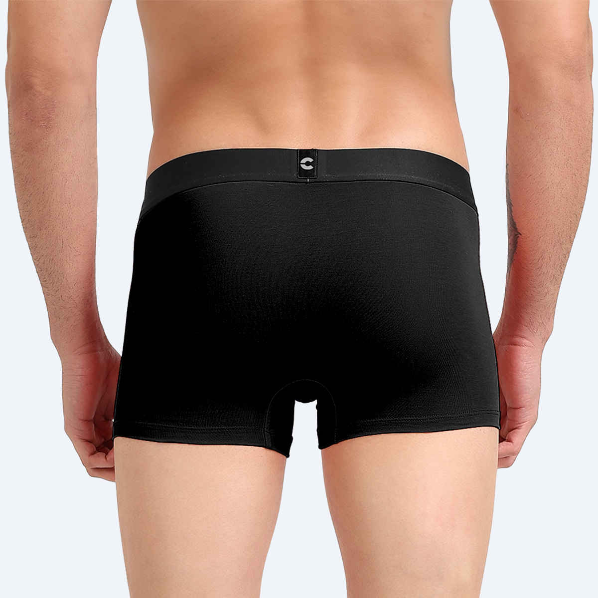 Freecultr Men's Underwear Organic Cotton Trunk - Pack of 1 Black - XL