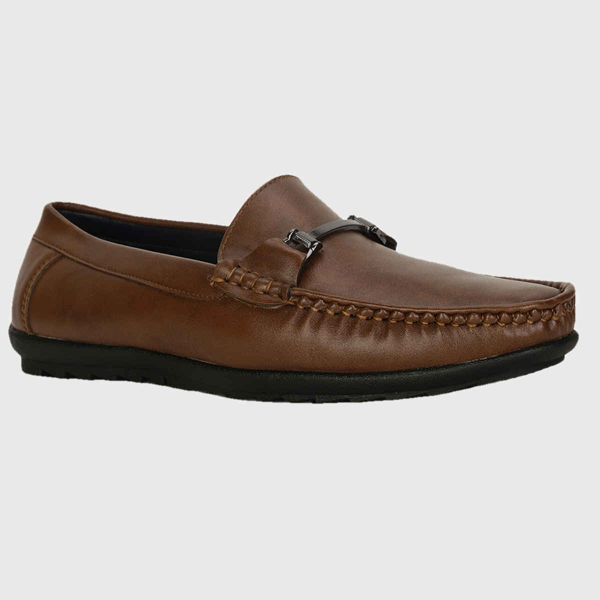 Bata Brown Moccassins For Men - UK 7