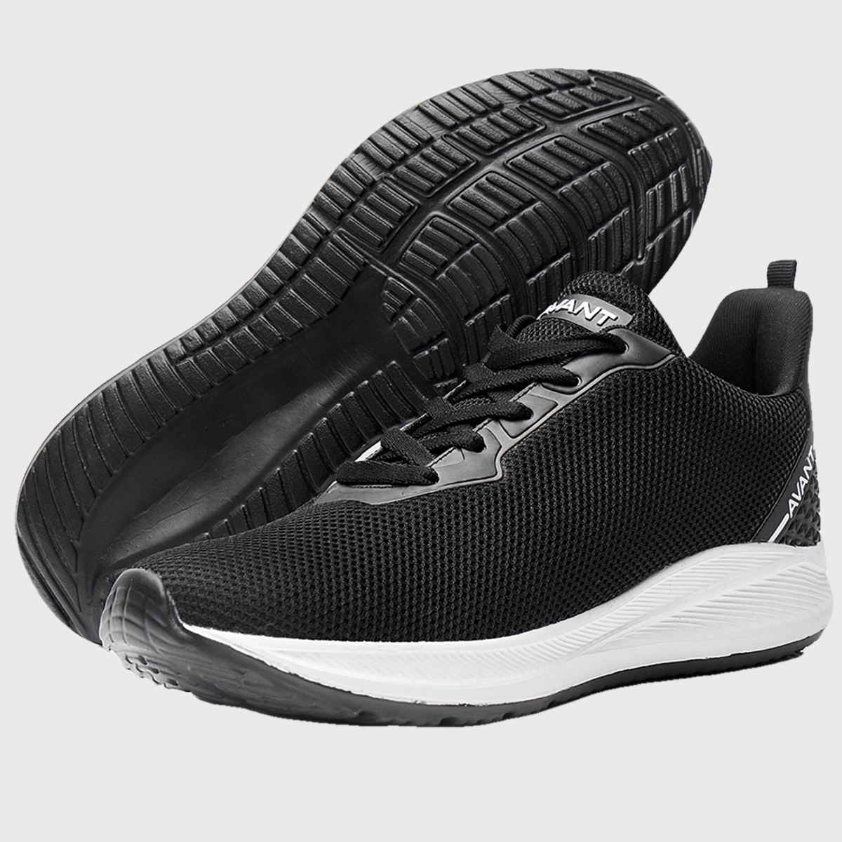 AVANT Men's Lite Walking Shoes-Black UK10