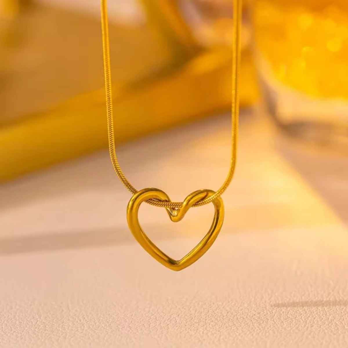 Estailo Fashion Heart Necklace, Earrings & Teddy Gift Combo | Women's Day