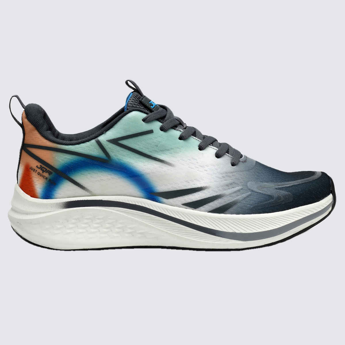 JQR KRATON-PLUS Men Running Shoes | Grey - UK 6