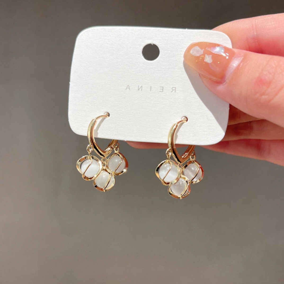 Beautynx Moonlit Charm Dangle Earrings | Gold | BNX-EAR-0025