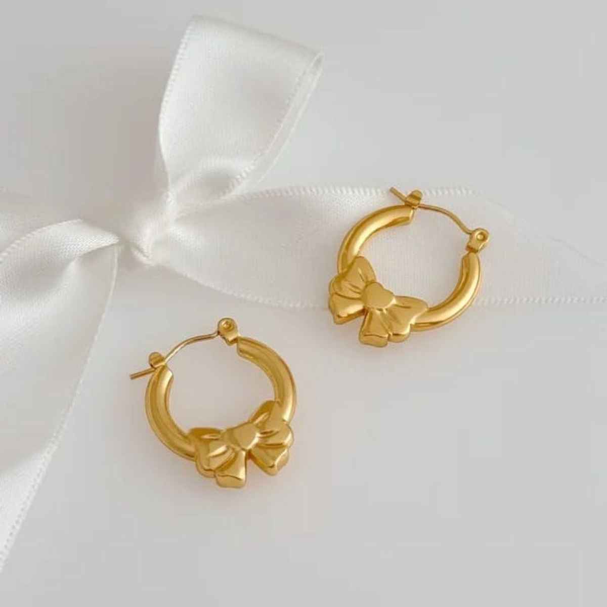 Estailo Fashion As Pretty As Gold Earrings for Women | Stylish Lightweight Statement Jewellery