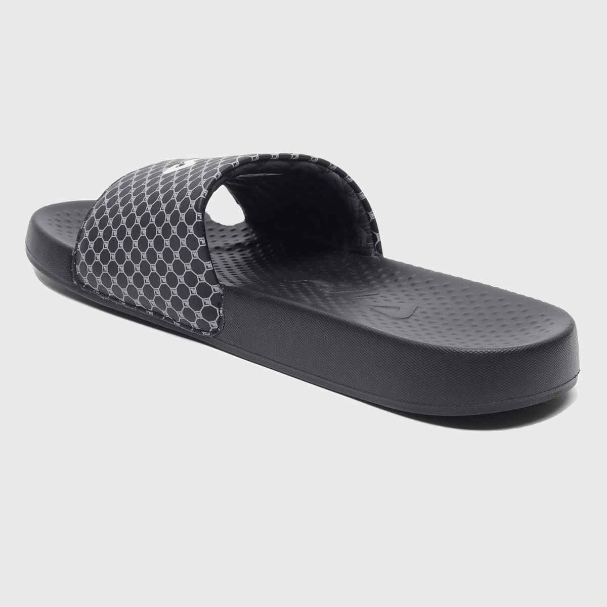 Fila Black Color Light Weight Lifestyle Slided For Men Slide Size 7