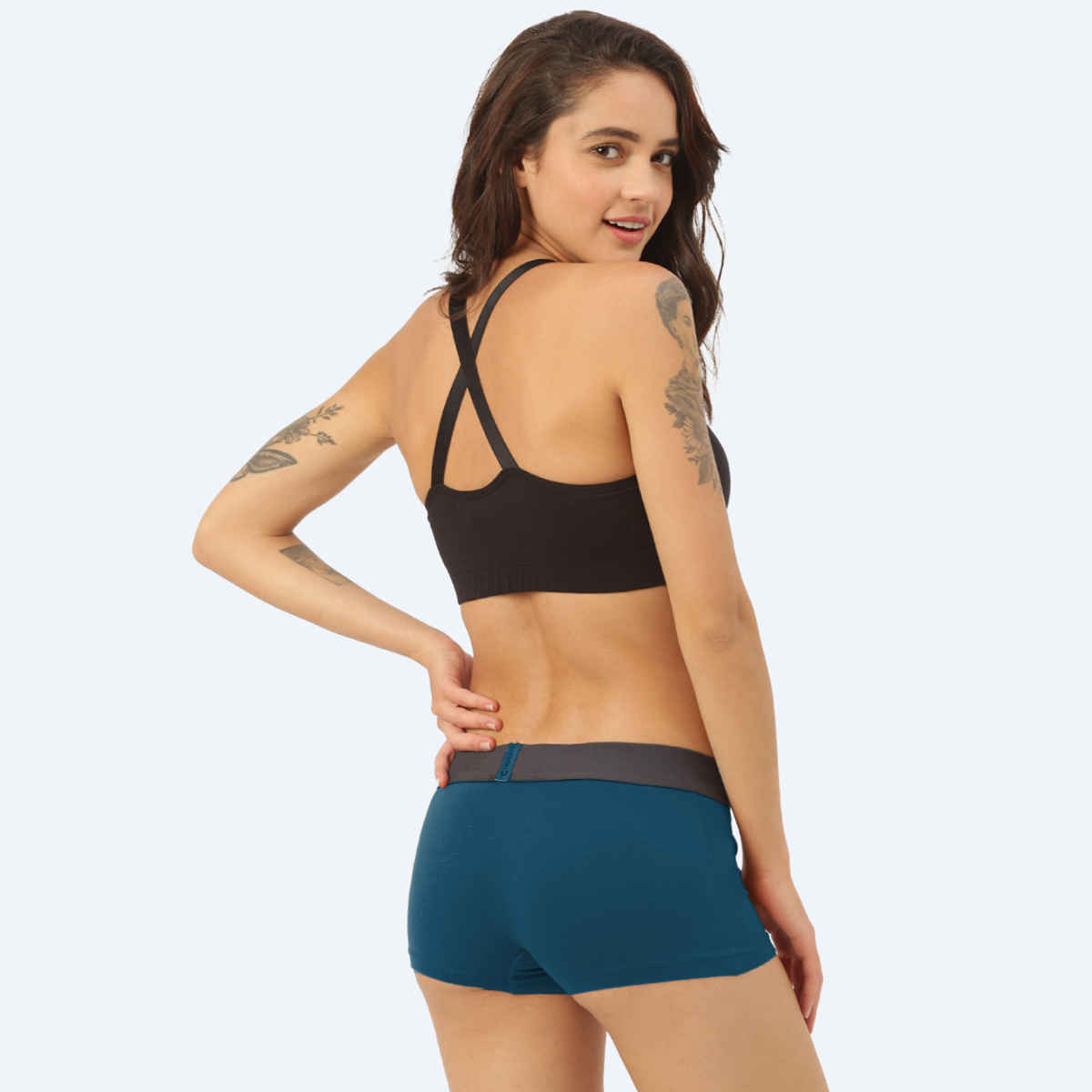 Freecultr Women's Micromodal Airsoft Boy Short - Pack of 1 Midnight Blue - L