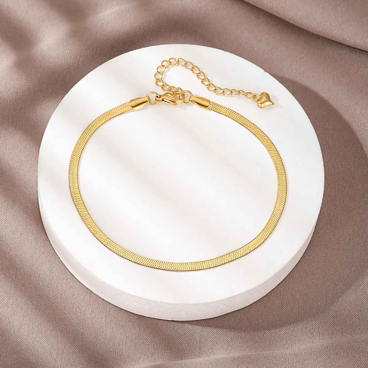 Estailo Fashion Gilded Aura Anklet for Women | Stylish Lightweight Statement Jewellery | A0000008