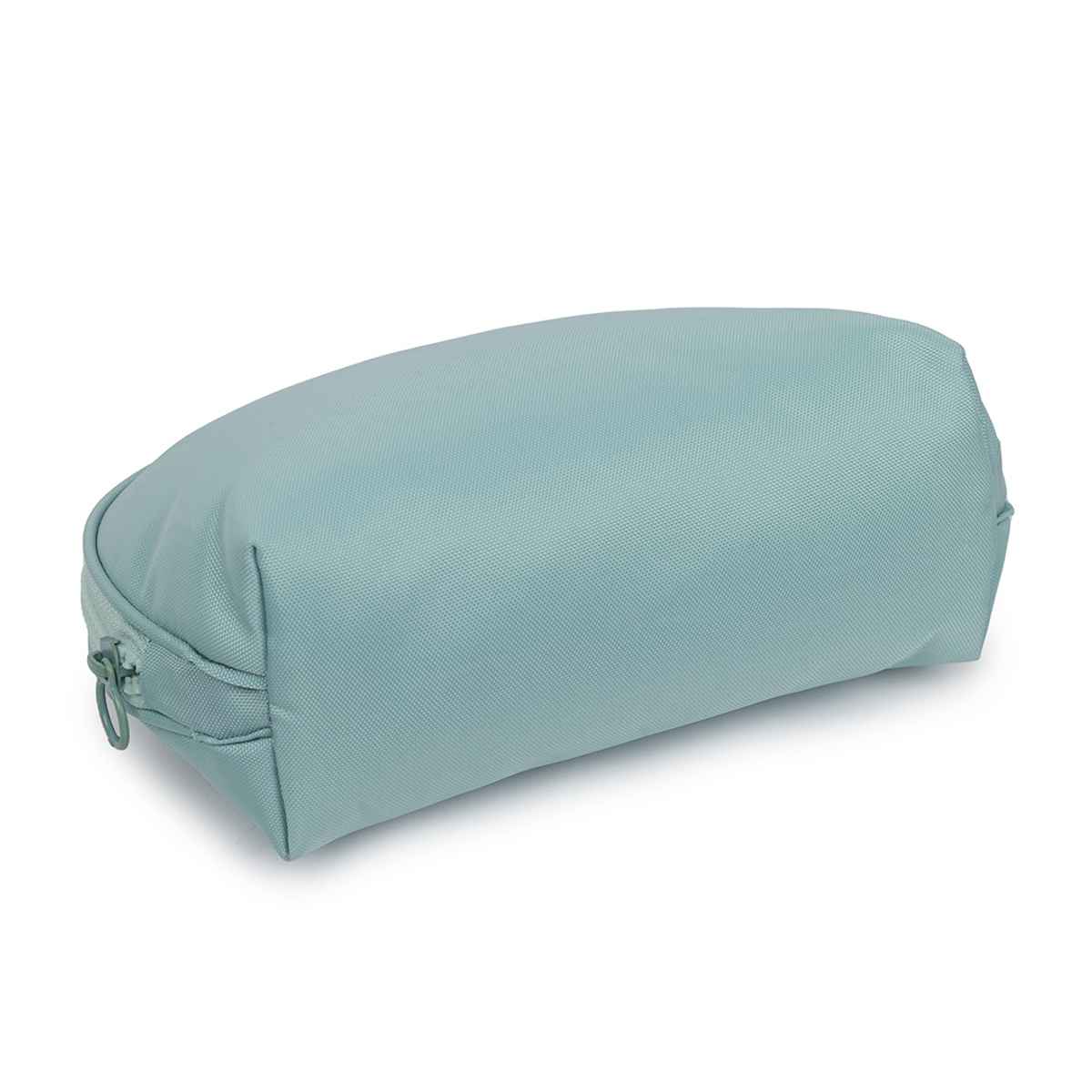 QIPS Unisex Solid Polyester 6 in Travel Pouch | Mint Green