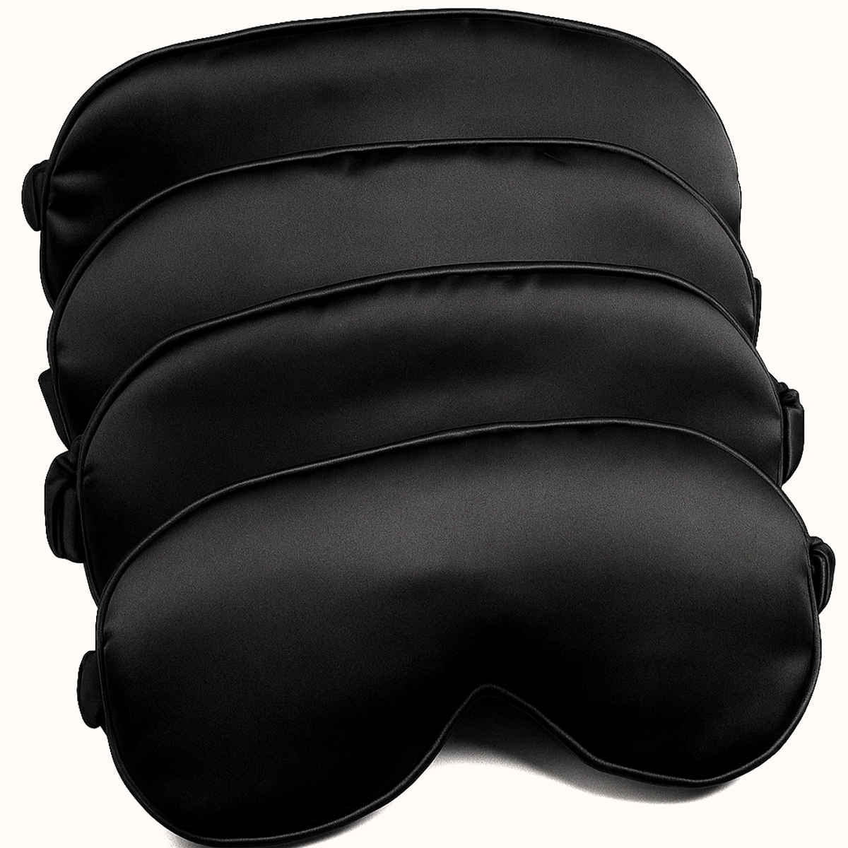 Gleva Silk Satin Eye Mask for Sleeping &Travel | Soft Adjustable Sleep Mask Eye Cover For Deep Sleep