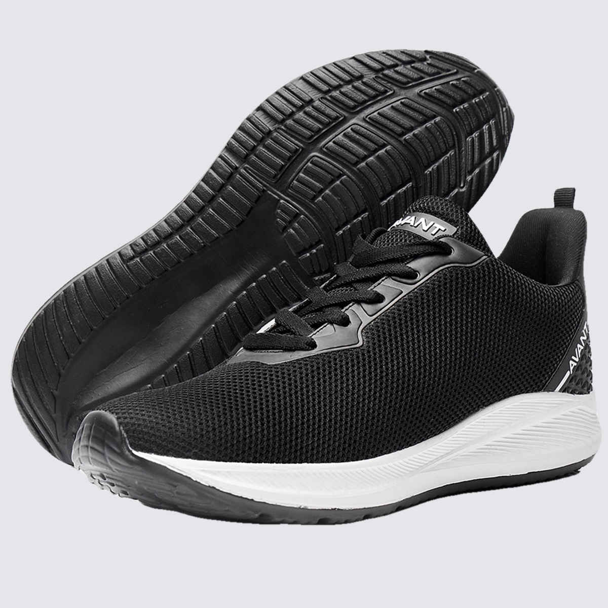 AVANT Men's Lite Walking Shoes-Black UK7