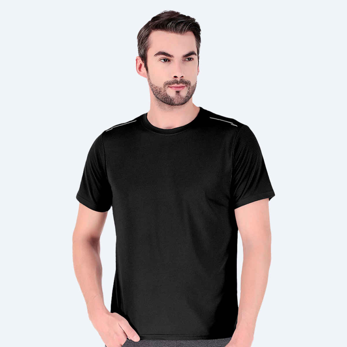 Freecultr Men's Activewear Sports T-shirt | Black | Size S