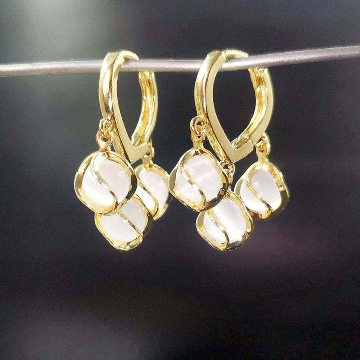 Beautynx Moonlit Charm Dangle Earrings | Gold | BNX-EAR-0025