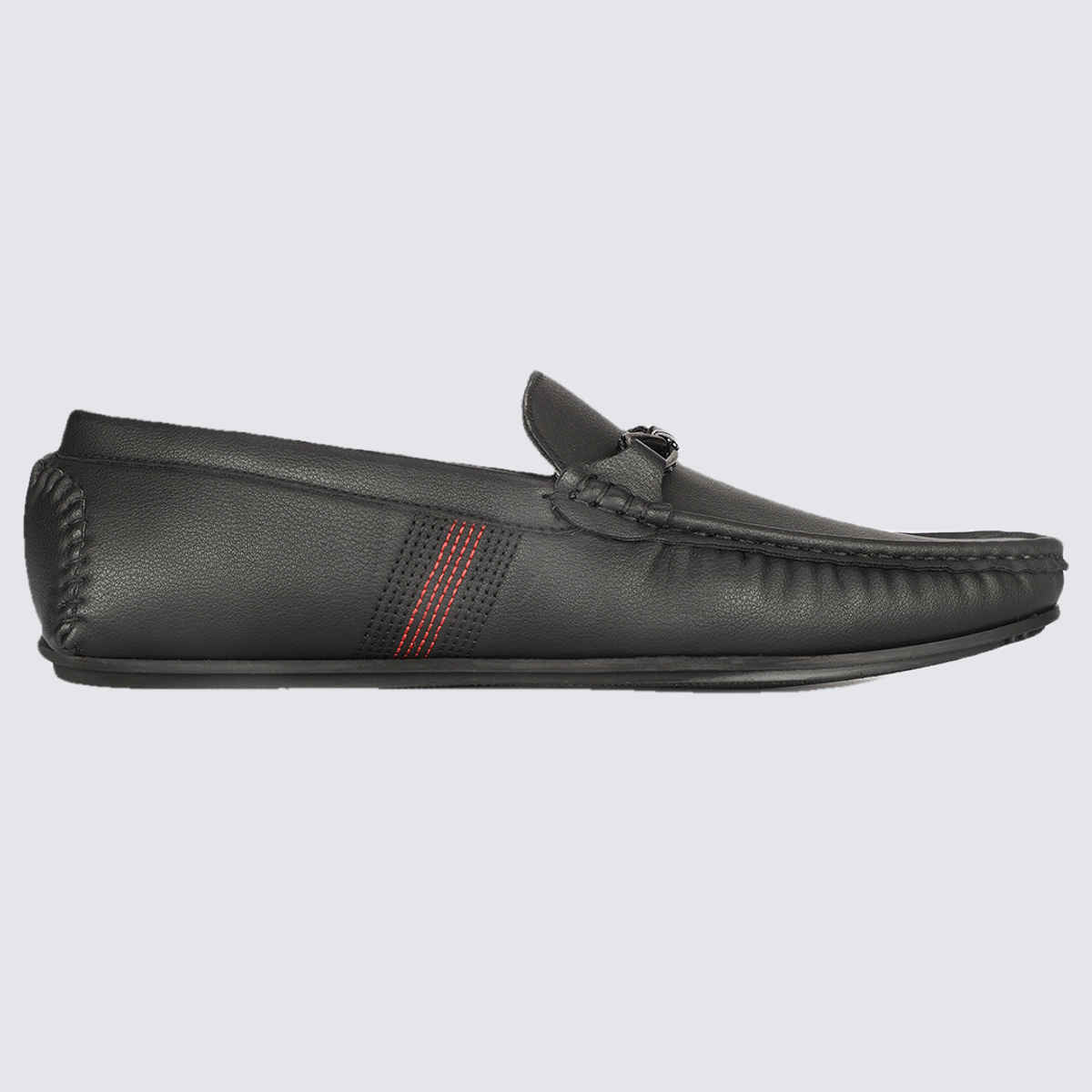 Bata Red Label Black Loafer For Men - 7