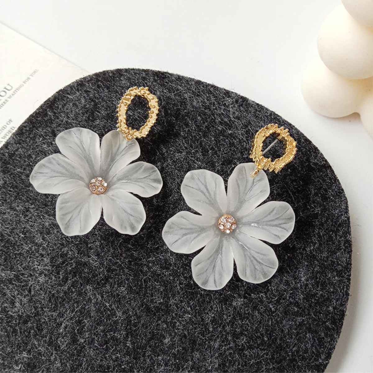 Beautynx Whisper Petal Bloom Earrings | BNX-EAR-0028- Gold