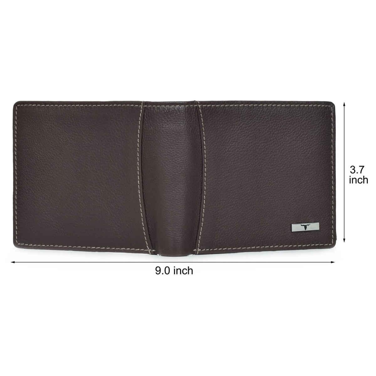 Urban Forest Men's Seattle Leather Wallet | Green & Sand
