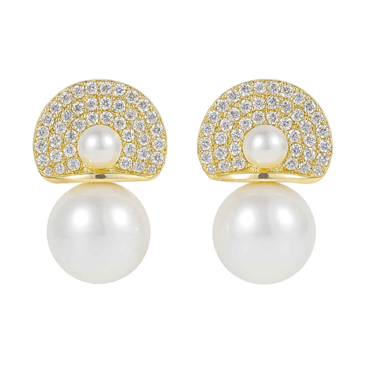 BeautyNX Oceanic Radiance Drops Earrings | Gold | BNX-EAR-0010