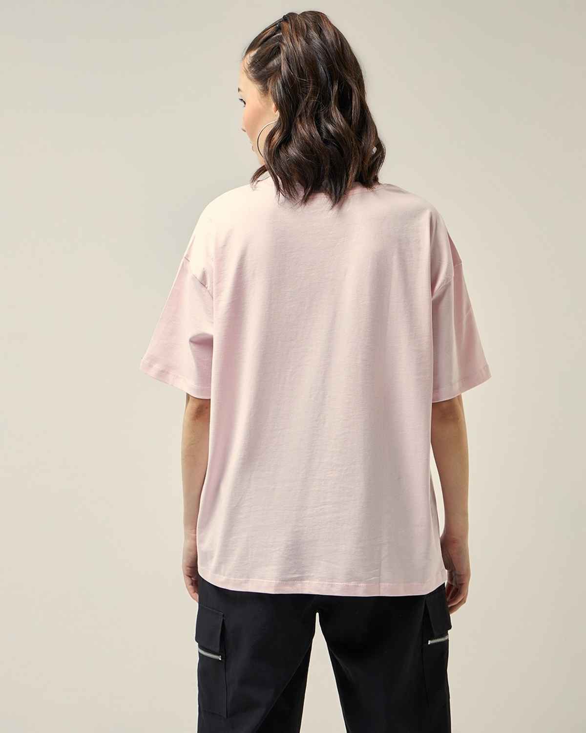 Bewakoof T-Shirt Women | Pink | XL