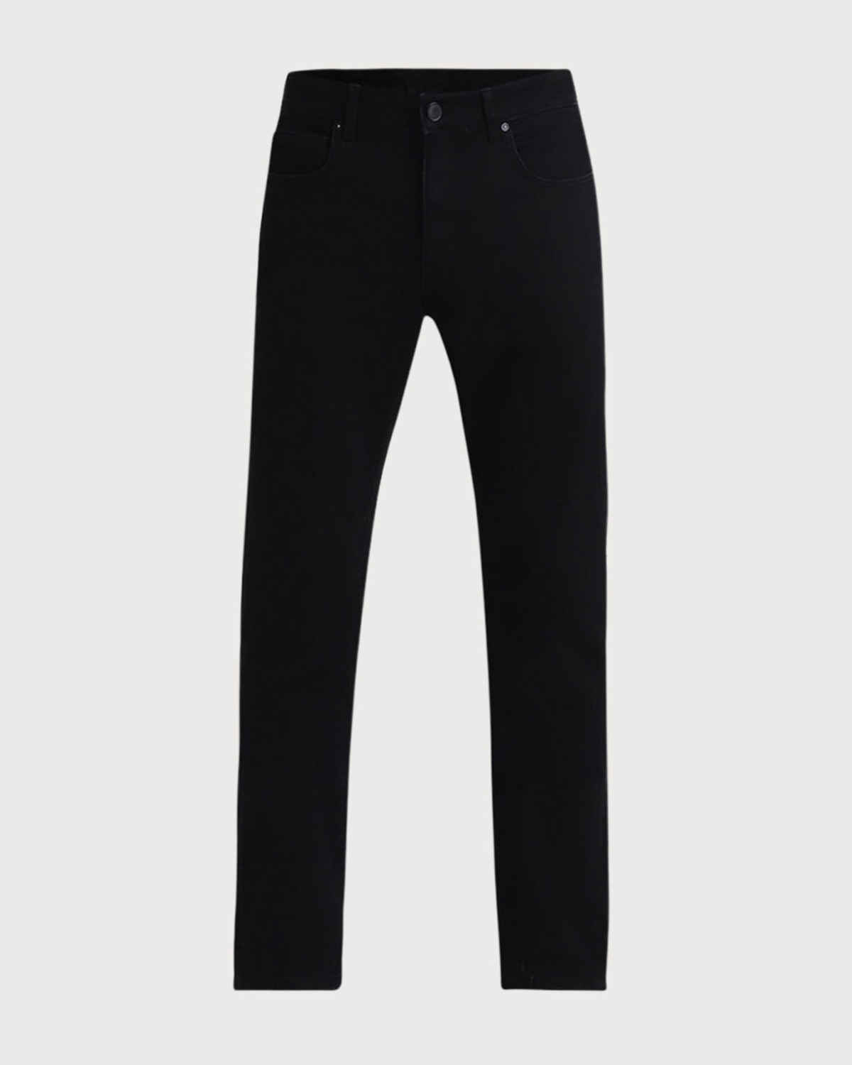 FTX Men Solid Denim Slim Fit Black Jeans | 30
