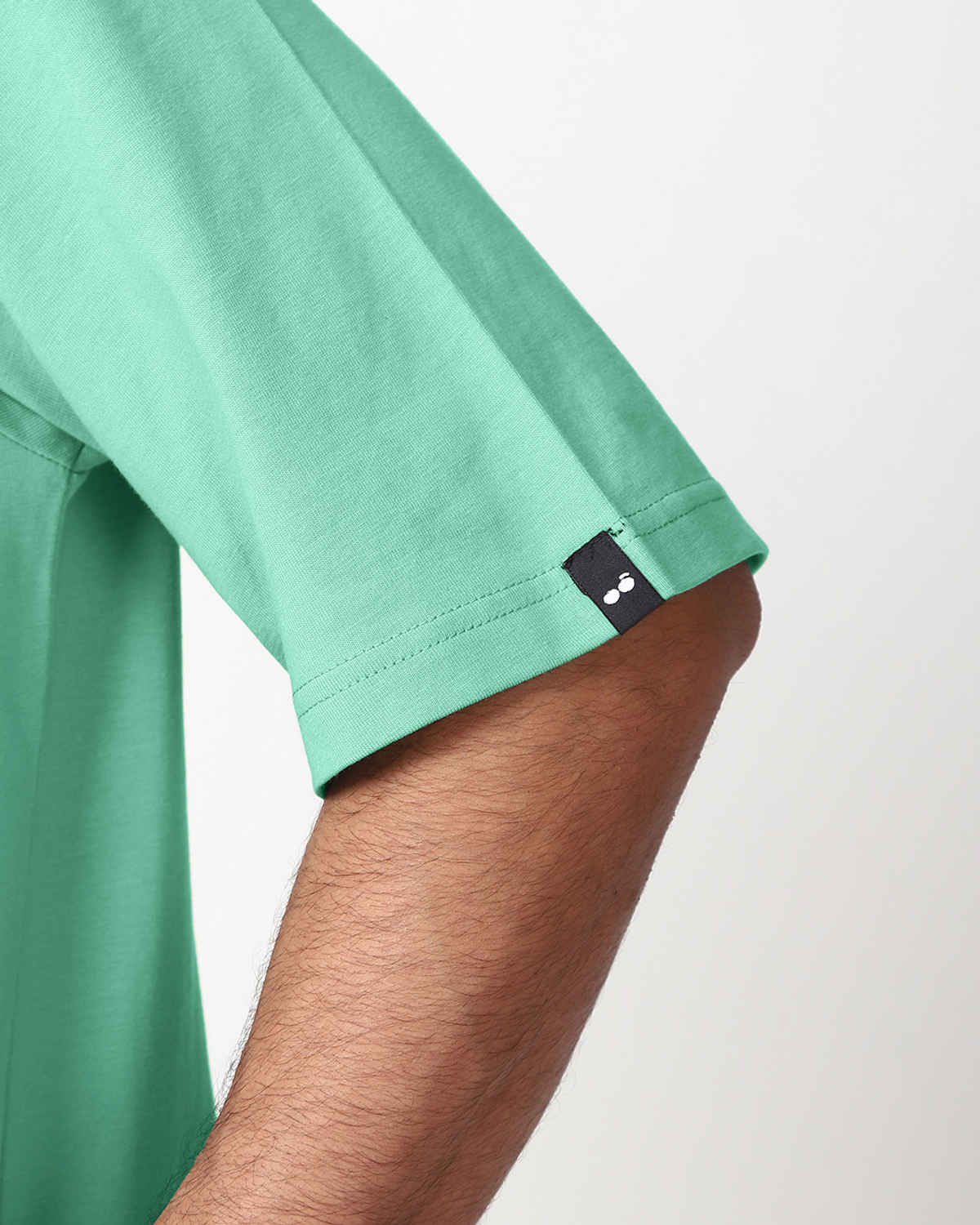 Bewakoof Men's Naruto Naruto Graphic Printed Oversized T-shirt | Granite Green - M