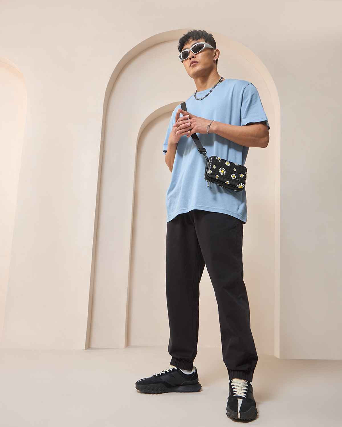 Bewakoof Joggers for Men | Black - 38