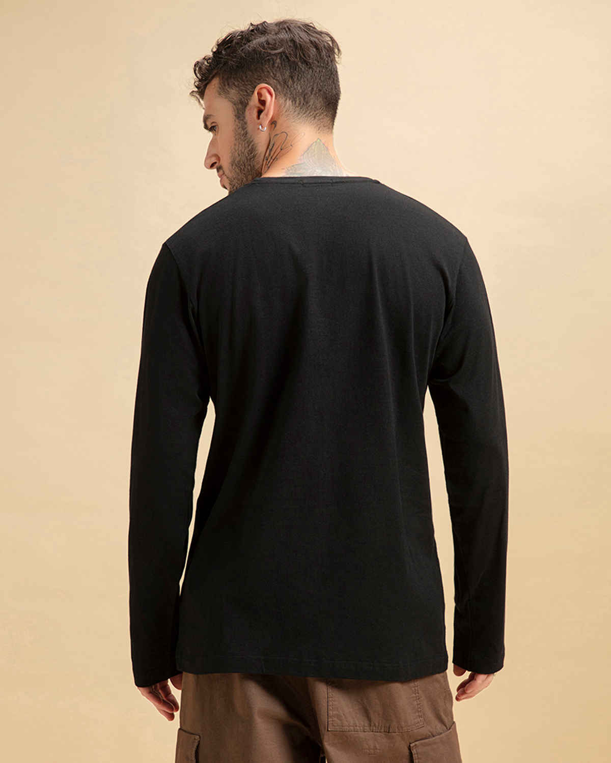 Bewakoof DC Merchandise Men's Black Batman Outline Logo (BML) Printed T-shirt - 3XL