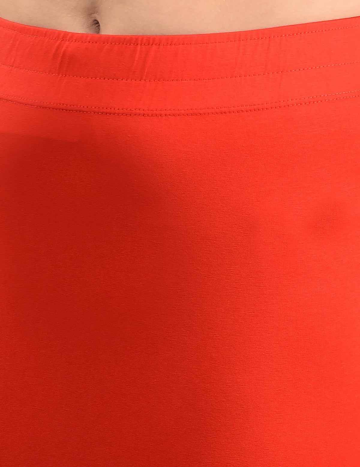 Dollar Missy Women's Cotton Four Way Stretchable Shapewear for Saree | Red