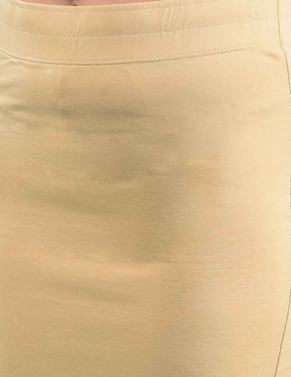 Dollar Missy Women's Cotton Four Way Stretchable Shapewear for Saree | Skin