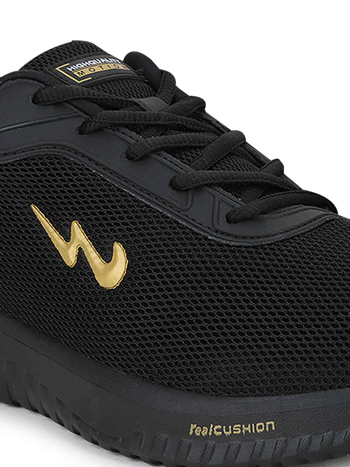 Campus Men's Running Shoes | WELLS | Black - UK 8
