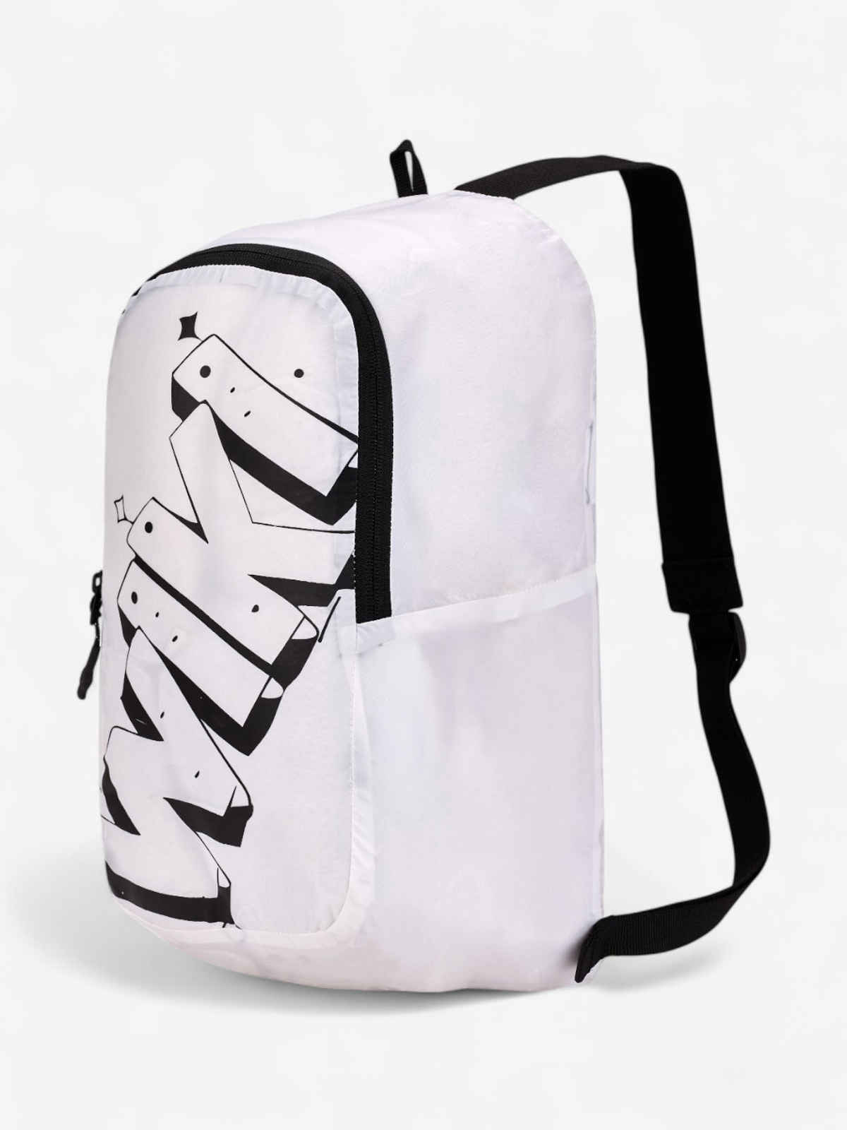 Wildcraft Unisex Printed Polyester Backpacks | White - 38 cm