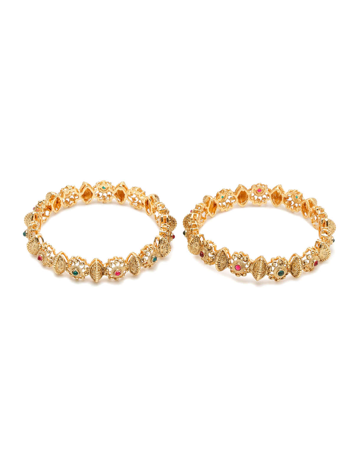 Youbella Jewellery For Women Gold Plated Bracelet Bangles For Women(Ybbn - 92141 - 2.8)