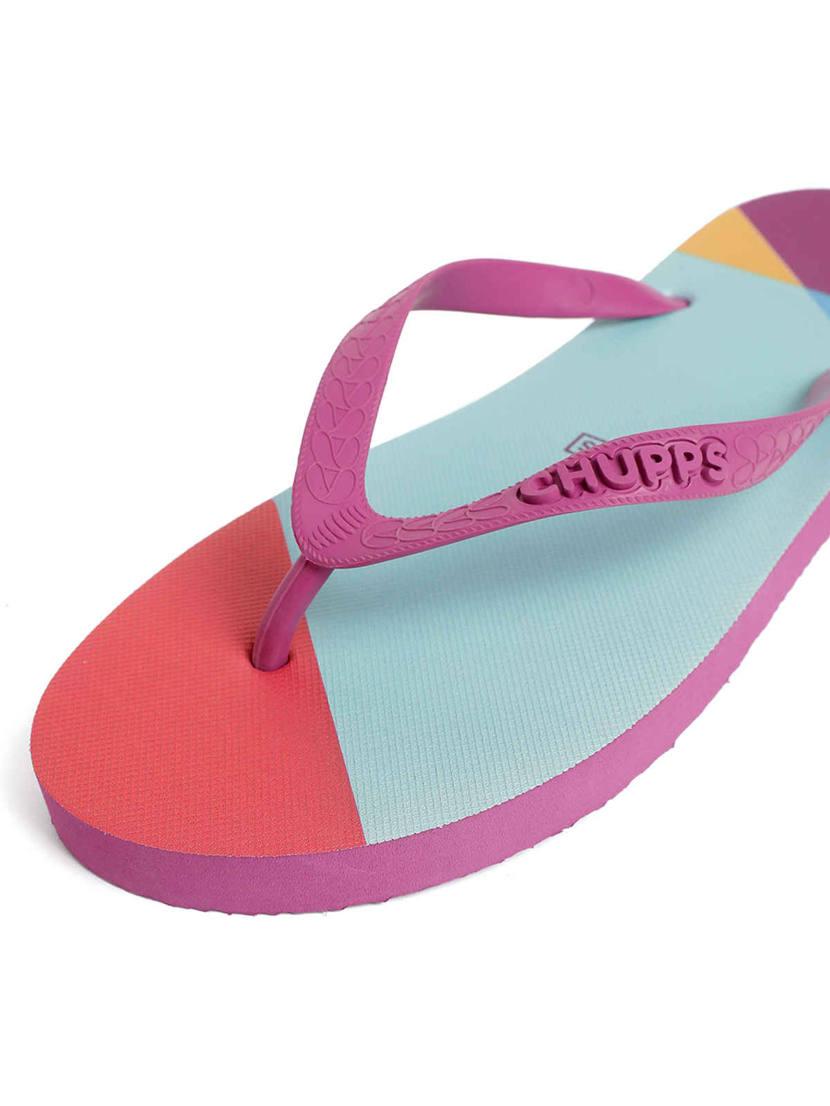 Chupps Women's Patang Blue Flip Flops - UK6