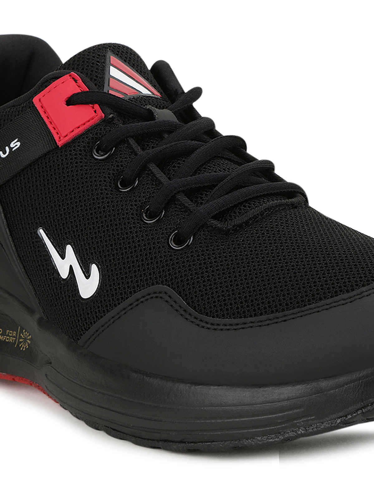 Campus Men's Europa Running Shoes | Black | UK9