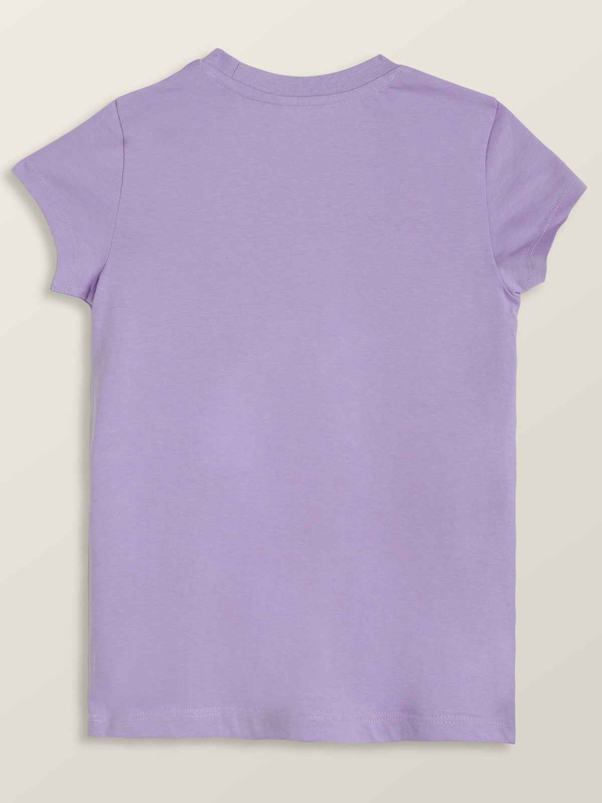 XY Life Girl's Playmate Intelliease Combed Cotton T-shirt | Star Cloud - 11 to 12 years