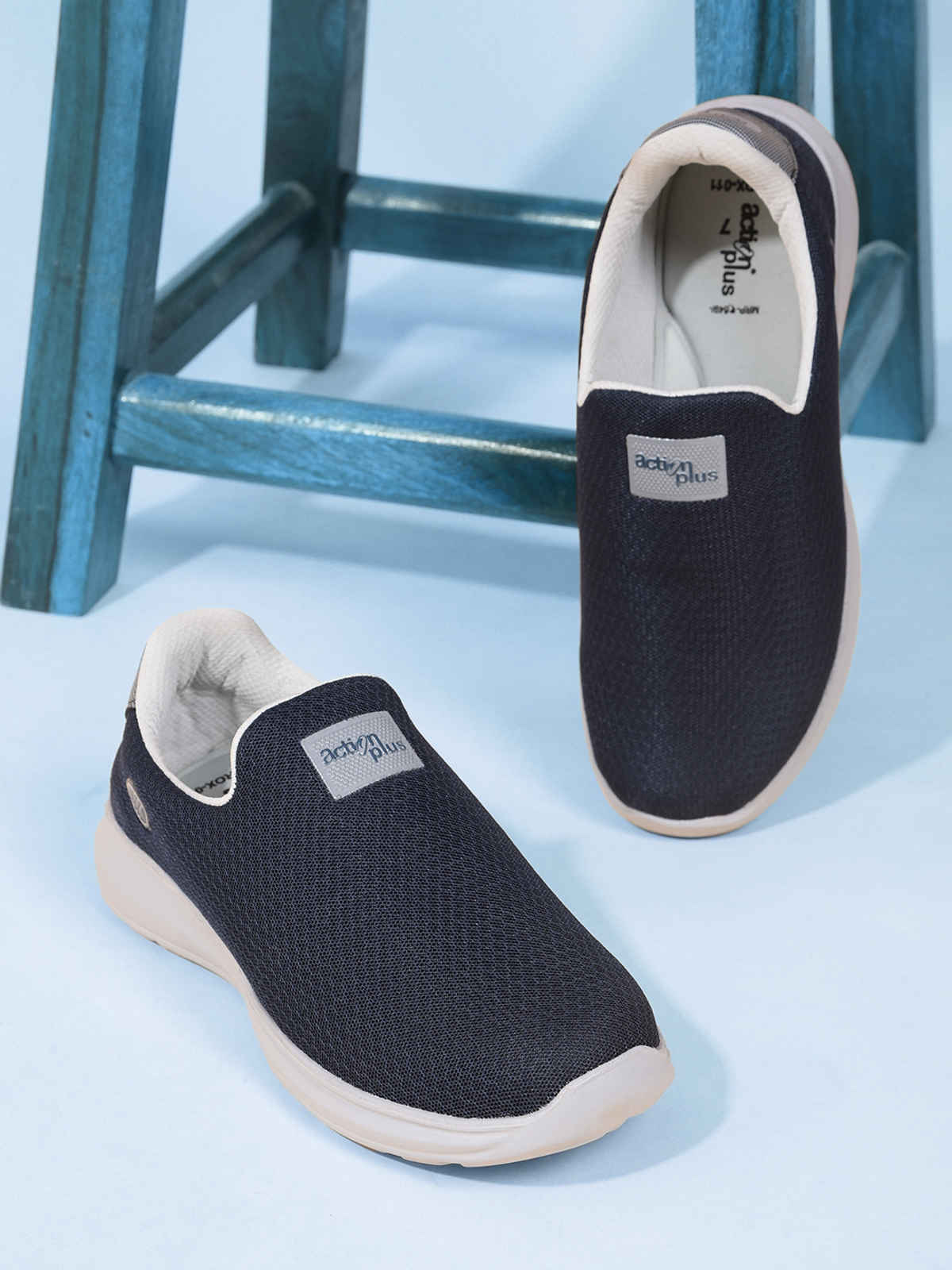 Action Casual Shoes For Men | Hrox-11 Blue-Light Grey - UK-7