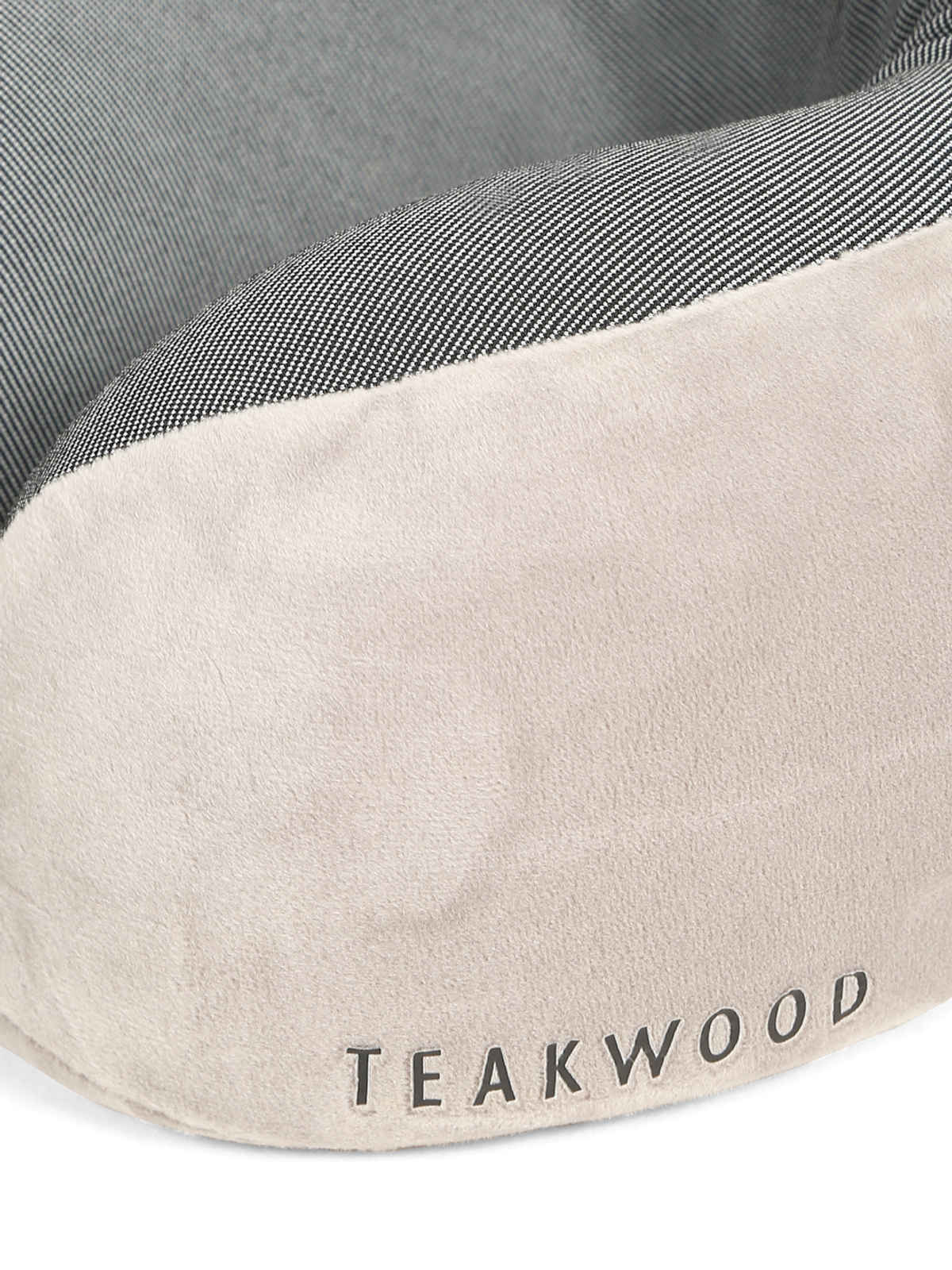 Teakwood Leathers Unisex Soft Foam U-Shaped Neck Pillow | Grey