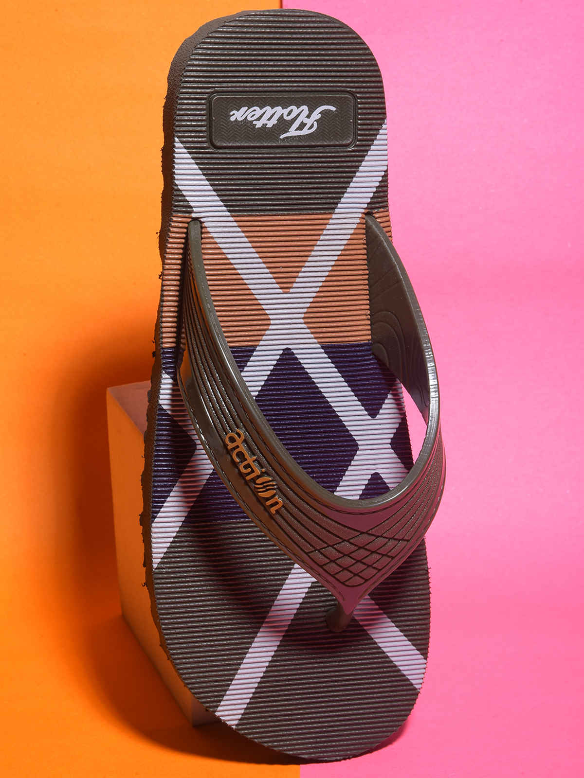 Action Men's Gfl-3825 Slippers | Evening Walk | Bathroom | Room Slippers | Mint Green - UK 6