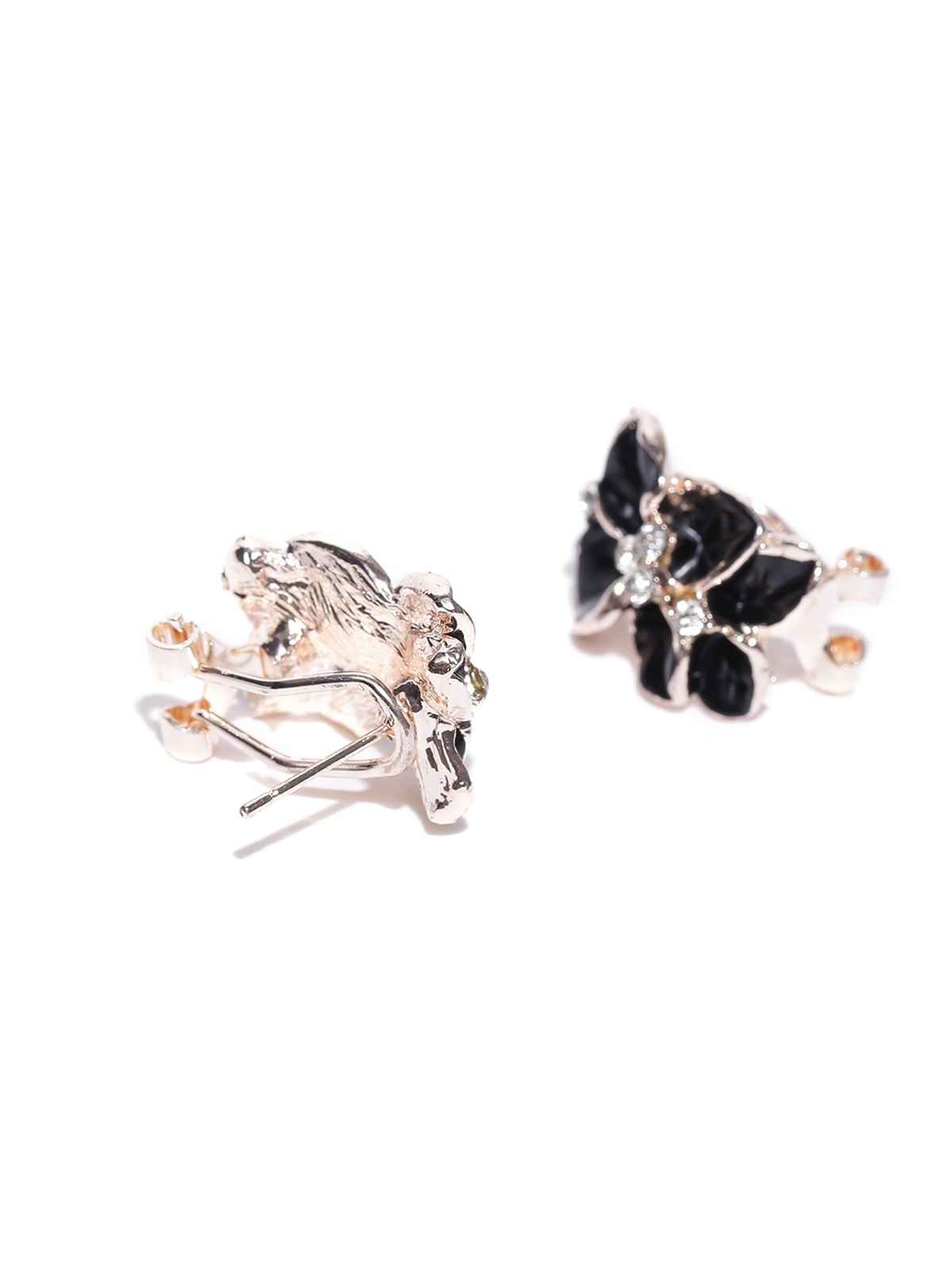 Youbella Earrings For Women Traditional Earrings Tops For Girls (Black)(Ybear - 31960)