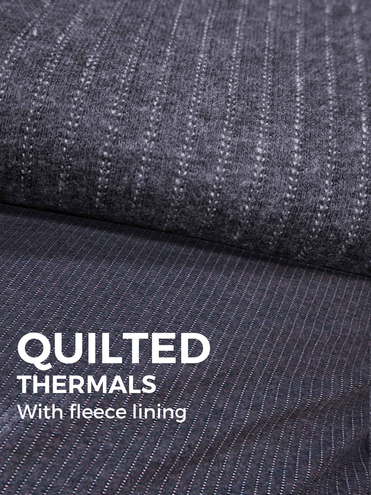 Lux Inferno Women's Cotton Charcoal Thermal Trouser | Charcoal Melange - 80