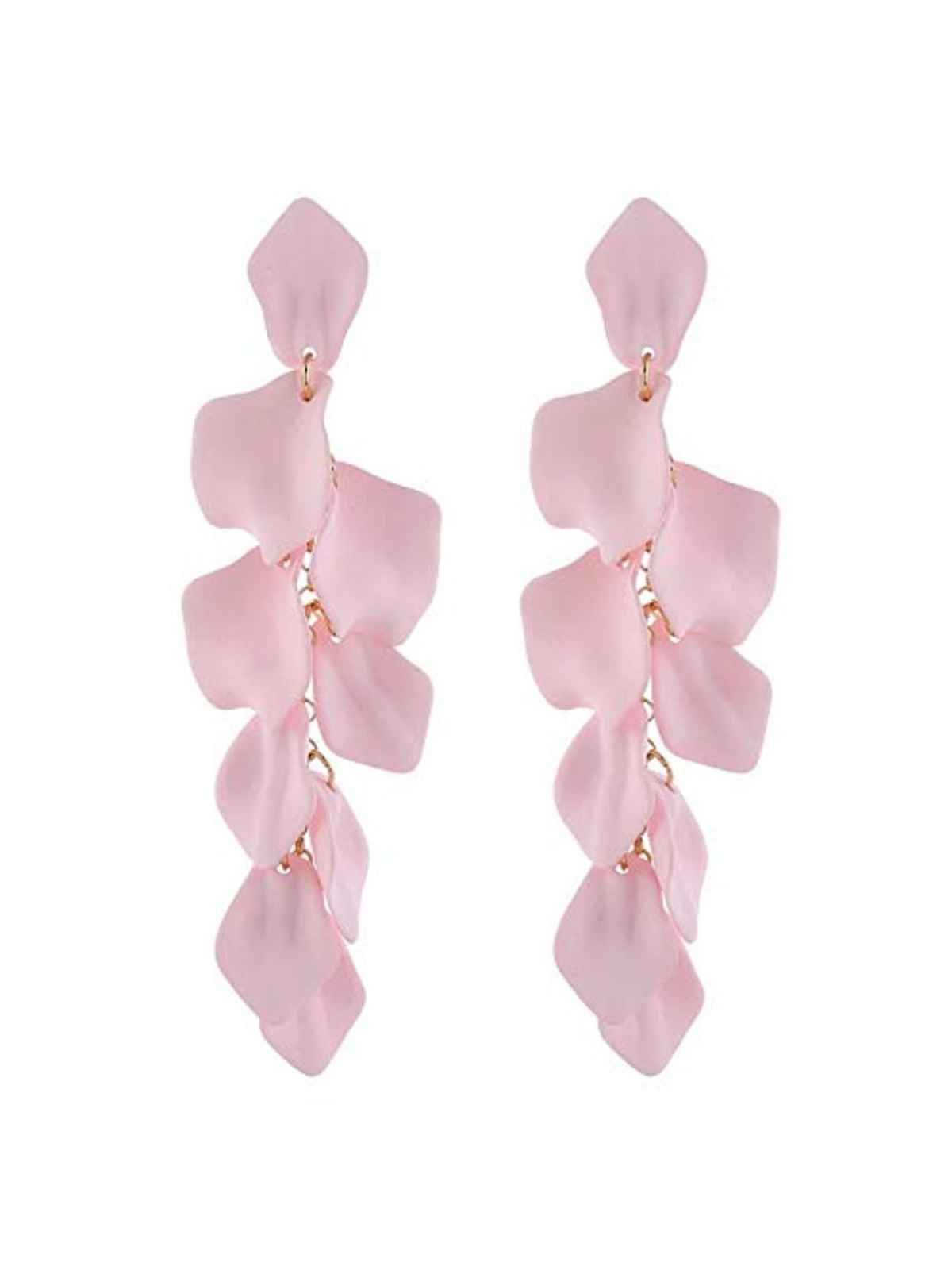 Youbella Jewellery Celebrity Inspired Handmade Earrings For Girls And Women (Pink)(Ybear - 32853)