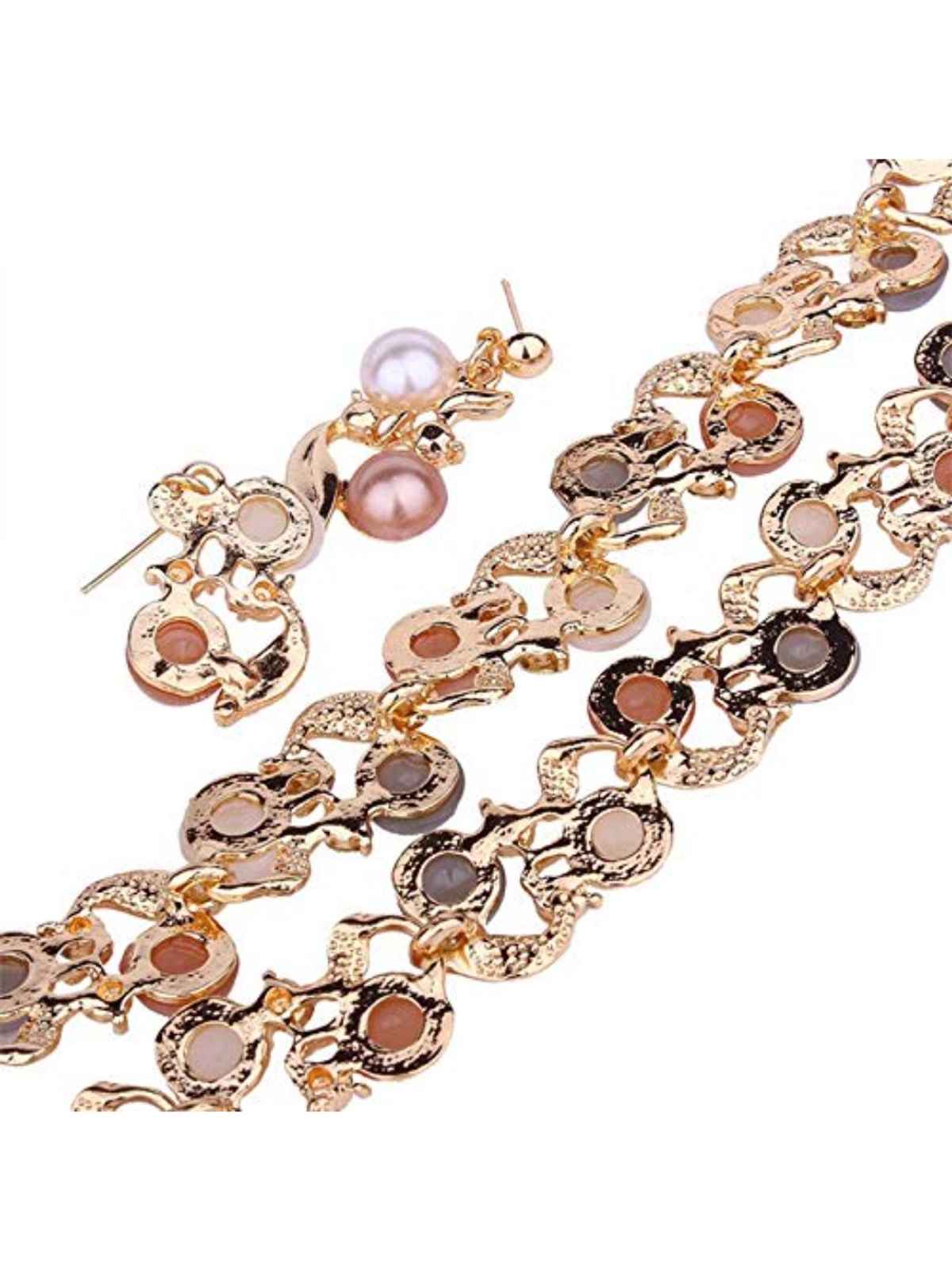 Youbella Stylish Latest Design Necklace Set Jewellery Set For Women (Multi-Colour) (Ybnk - 5659)