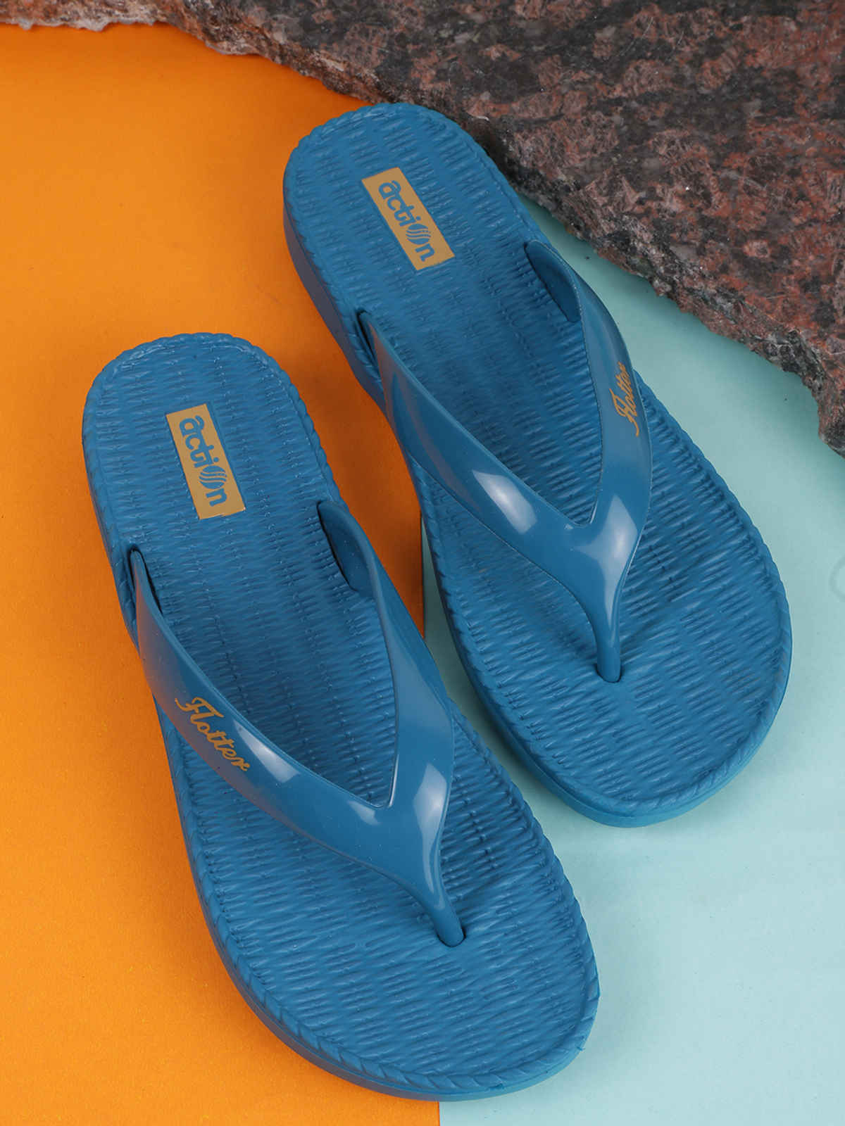 Action Slipper For Women | Lfl-109 Aquamarine - UK-4